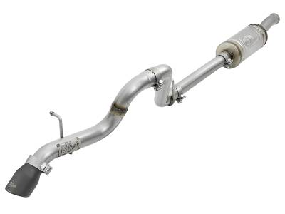aFe Power - aFe 49-48075-B Mach Force XP 2.5" Exhaust System Black for 18-26 Wrangler JL V6