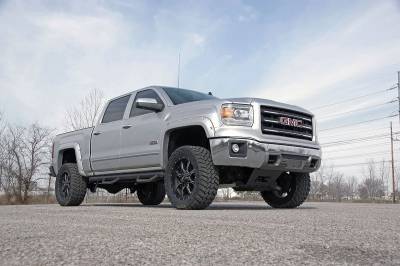 Rough Country Suspension Systems - Rough Country 22434 5" N3 Lift Kit for 14-18 Silverad/Sierra 1500 4WD Alum/Stamp