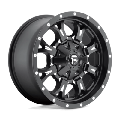 Fuel 1PC - Fuel Off Road D51717908250 D517 KRANK 17x9 8x6.5 1mm Matte Black & Machined