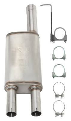 Pypes Performance Exhaust - Pypes SDT21V 3" S.S. Violator Muffler Exhaust Kit for 09-18 Dodge RAM Hemi