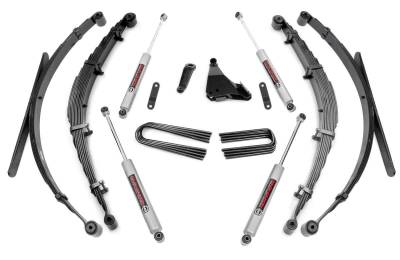 Rough Country Suspension Systems - Rough Country 49730 6" Lift Kit w/Rear Springs 99-04 F250/F350 V10/Diesel 4WD