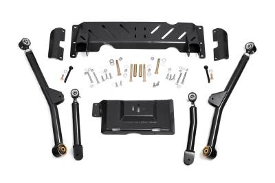 Rough Country Suspension Systems - Rough Country 68900U Long Arm Upgrade Kit for 4"-6" Lift for Jeep MJ/XJ