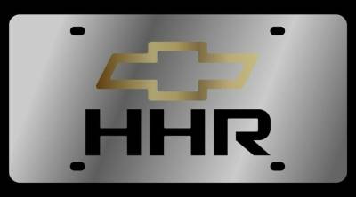 Eurosport Daytona - Eurosport Daytona 1372-1GB Stainless License Plate HHR Bowtie Logo