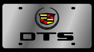 Eurosport Daytona - Eurosport Daytona 1221-1 Stainless License Plate Cadillac DTS Logo