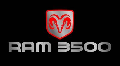 Eurosport Daytona - Eurosport Daytona 3457-1 Carbon Steel License Plate RAM 3500 Logo for Dodge