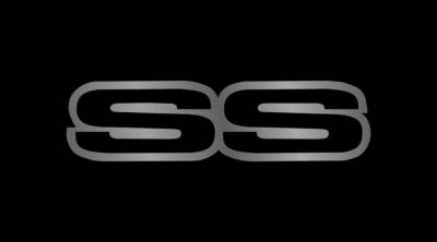 Eurosport Daytona - Eurosport Daytona 3361-1 Carbon Steel License Plate Chevrolet SS Logo