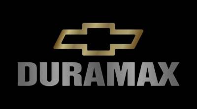 Eurosport Daytona - Eurosport Daytona 3310-1GB Carbon Steel License Plate Duramax Bowtie Logo