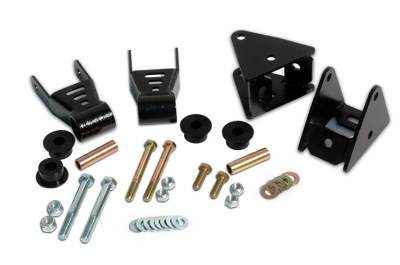 Rough Country Suspension Systems - Rough Country 5061 Front Spring Shackle Reversal Kit for 87-95 Jeep Wrangler YJ