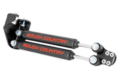 Rough Country Suspension Systems - Rough Country N3 Dual Steering Stabilizer 4"-6.5" Lift for Jeep YJ 87307