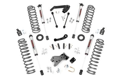 Rough Country Suspension Systems - Rough Country 68270 4" V2 Suspension Lift Kit for 07-18 Jeep Wrangler JK 2DR 4WD