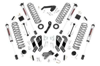 Rough Country Suspension Systems - Rough Country 69370 3.5" V2 Suspension Lift Kit for 07-18 Wrangler JK 2DR 4WD