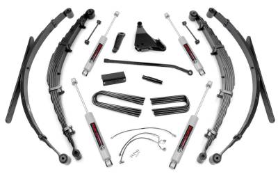 Rough Country Suspension Systems - Rough Country 488.20 8" Suspension Lift Kit for 99-04 F250/F350 SD V10/Dsl 4WD