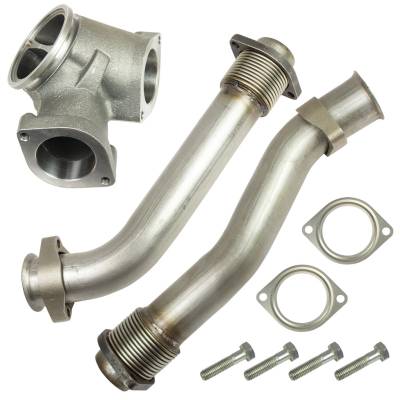 BD Diesel - BD Diesel 1043900 Turbo Up-Pipe Kit for 99.5-03 Ford F250/F350 Powerstroke 7.3L