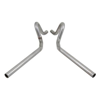 Flowmaster - Flowmaster 815802 Prebent Tailpipe Kit 2.5" Rear Exit Pair for 64-72 GM A-Body