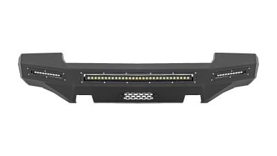 Rough Country Suspension Systems - Rough Country 10913 High Clearance Black Front Bumper for 07-13 Sierra 1500