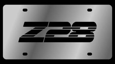 Eurosport Daytona - Eurosport Daytona 1363-1 Stainless License Plate Z28 Logo
