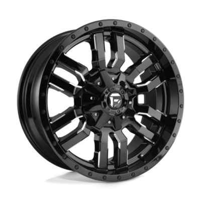 Fuel 1PC - Fuel Off Road D59520002647 D595 SLEDGE 20x10 5x4.5 5x5.0 -18mm Black/Machined