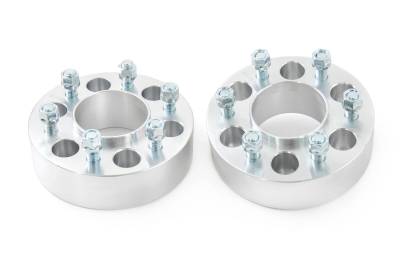 Rough Country Suspension Systems - Rough Country 2" 6x135 Aluminum Wheel Spacers Pair 15-24 Ford F150 10092