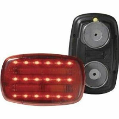 Custer Products - Custer HF18R-PHD Red LED Safety Flasher Light Battery Powered Magnetic