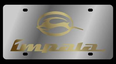 Eurosport Daytona - Eurosport Daytona 1312-2 Stainless License Plate Impala Logo