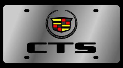 Eurosport Daytona - Eurosport Daytona 1220-1 Stainless License Plate Cadillac CTS Logo