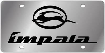 Eurosport Daytona - Eurosport Daytona 1312-1 Stainless License Plate Impala Logo