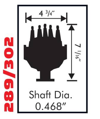 MSD - MSD Ignition 8579 Pro-Billet Small Cap Distributor for Ford 302