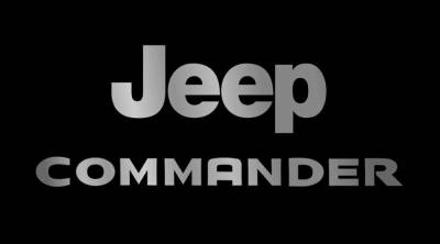 Eurosport Daytona - Eurosport Daytona 3480-1 Carbon Steel License Plate Commander Logo for Jeep
