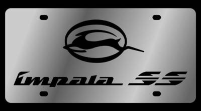 Eurosport Daytona - Eurosport Daytona 1314-1 Stainless License Plate Impala SS Logo
