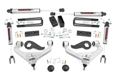 Rough Country Suspension Systems - Rough Country 95870 3" V2 Lift Kit w/UCA's for 20-26 Silverado/Sierra 2500/3500