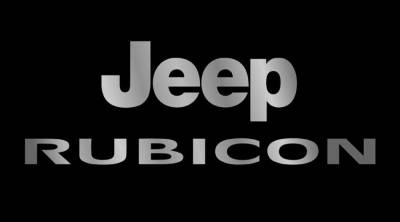 Eurosport Daytona - Eurosport Daytona 3440-1 Carbon Steel License Plate Jeep Rubicon Logo for Jeep