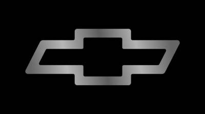Eurosport Daytona - Eurosport Daytona 3301-1 Carbon Steel License Plate Chevrolet Bowtie Logo