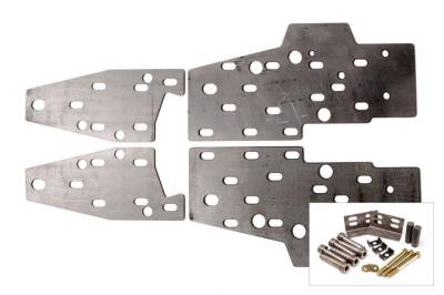 JKS - JKS JKSOGS962 Front Unibody Reinforcement Plates for 84-01 Jeep Cherokee XJ/MJ