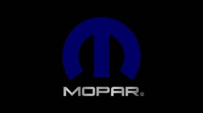 Eurosport Daytona - Eurosport Daytona 3424-1 Mopar Logo License Plate Black Steel for Chrysler/Dodge