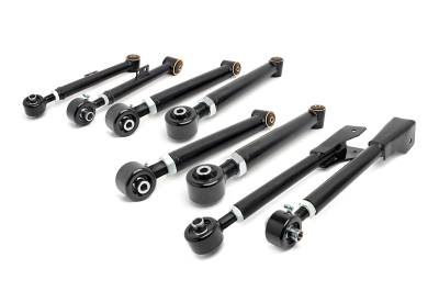 Rough Country Suspension Systems - Rough Country 11470 X-Flex Complete Control Arm 2.5"-6" Lift for 97-06 Jeep TJ