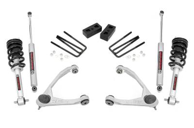Rough Country Suspension Systems - Rough Country 198.23 3.5" N3 Strut Lift Kit for 14-16 Silverado/Sierra 1500 RWD