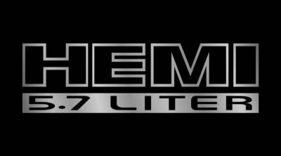 Eurosport Daytona - Eurosport Daytona 2477-1 Lazer-Tag License Plate Hemi 5.7 Logo for Dodge