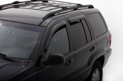 Auto Ventshade AVS - Auto VentShade 94650 Ventvisor 4PC for 99-04 Grand Cherokee/04 Ecosport BR