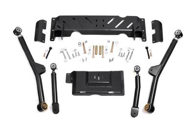 Rough Country Suspension Systems - Rough Country 61600U Long Arm Upgrade Kit for 4"-6" Lift for 84-01 Jeep MJ/XJ