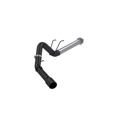 MBRP Exhaust - MBRP S6289BLK Black 4" Filter Back Tour One Side Exhaust 17-26 Ford F250/350/450