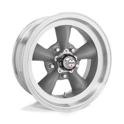 American Racing Vintage - American Racing Vintage VN105 TORQ THRUST D 15x6 5x4.75 4mm Gray VN1055661