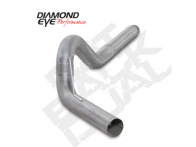 Diamond Eye Performance - Diamond Eye K5256A DPF Back Exhaust 5" Single PS for 13-14 Dodge 6.7L Cummins