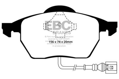 EBC Brakes - EBC Brakes DP21330 Greenstuff 2000 Series Sport Brake Pads
