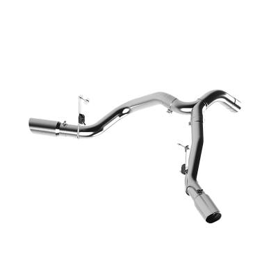MBRP Exhaust - MBRP S6168AL AL 4" Filter Back Tour Dual Side Exhaust for 13-26 RAM 2500/3500