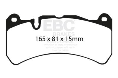 EBC Brakes - EBC Brakes DP41591R Yellowstuff Street & Track Brake Pads