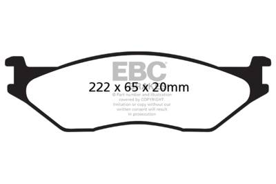EBC Brakes - EBC Brakes DP41653R Yellowstuff Street & Track Brake Pads