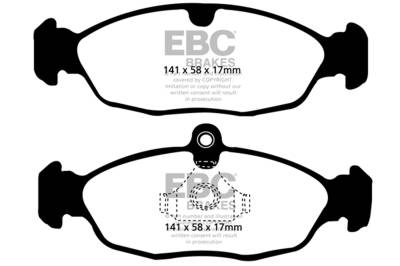 EBC Brakes - EBC Brakes DP31198C Redstuff Ceramic Low Dust Brake Pads