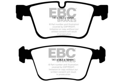 EBC Brakes - EBC Brakes DP31942C Redstuff Ceramic Low Dust Brake Pads