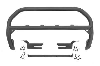 Rough Country Suspension Systems - Rough Country 51045 Black Front Bumper Nudge Bar for 21-26 Ford Bronco 4WD