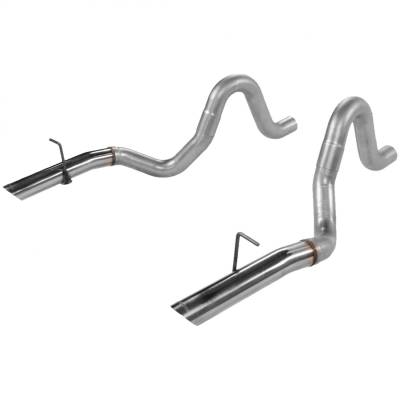 Flowmaster - Flowmaster 15820 3.0" Rear Alu. Prebent Exhaust Tailpipe for 86-93 Mustang GT/LX